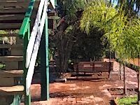 Ingreso a la confitería de Parque Tenis Club